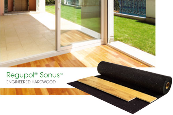 Regupol® Sonus™ Acoustic Floor Underlayment For Engineered Hardwood